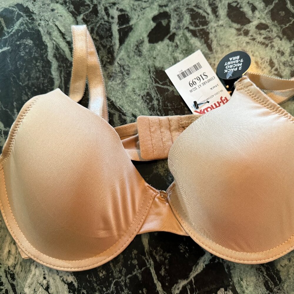 NWT WOMEN'S Jone's New York 36C bra Micro T-shirt style with underwire